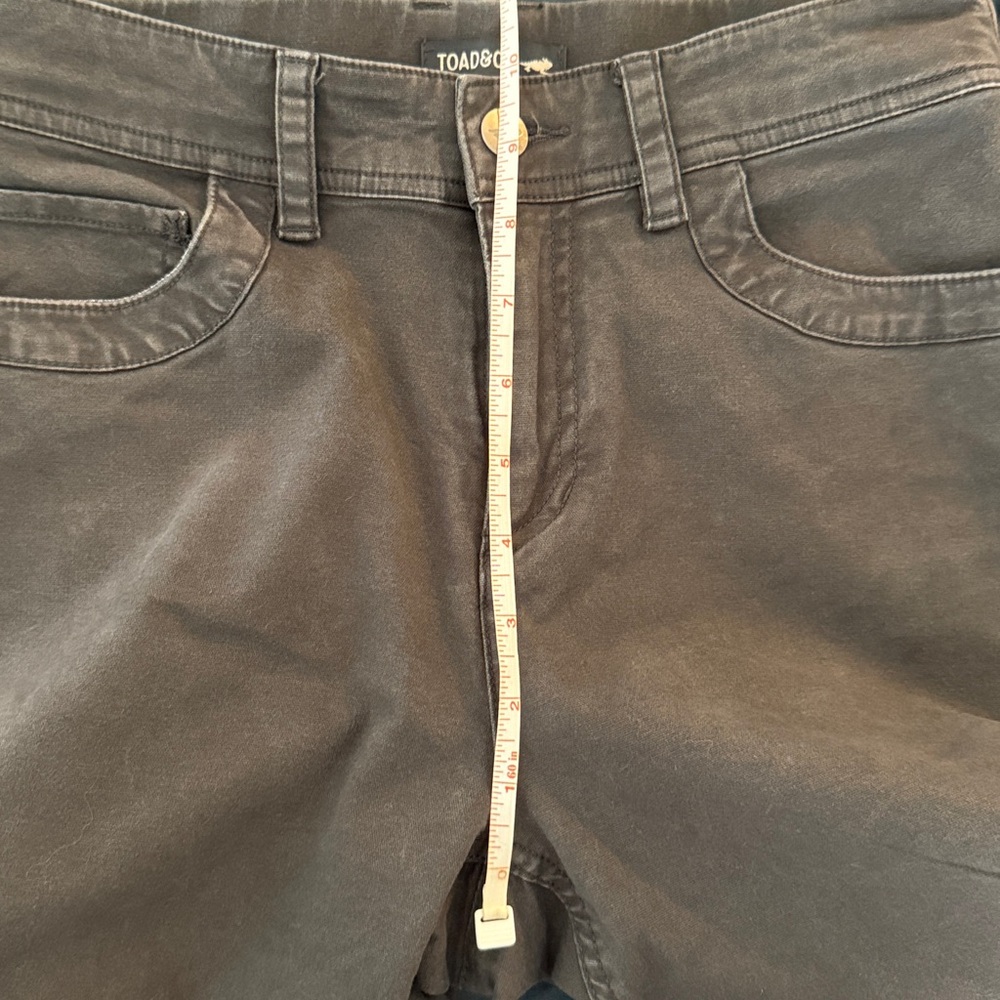 Toad & Co Earthworks Wide Leg Pant - grey/soot - size 2 - Picture 7 of 8
